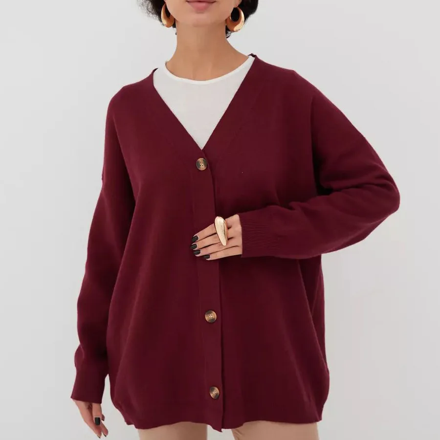 

Cardiganoversize Commuter Women's Cardigan Slim Jacket Knit Jacket