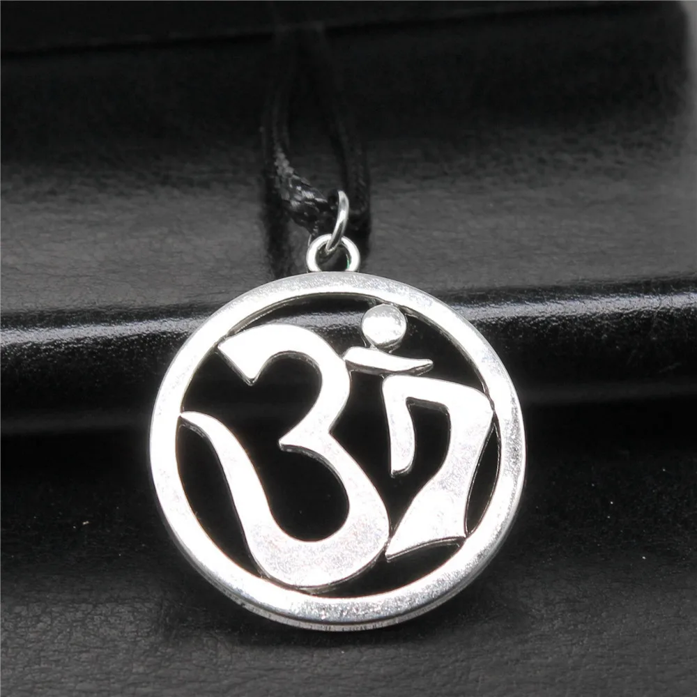 Vintage Number Tags Necklace Leather Chain 45Cm Girl Jewellery Wedding Anniversary Crafts