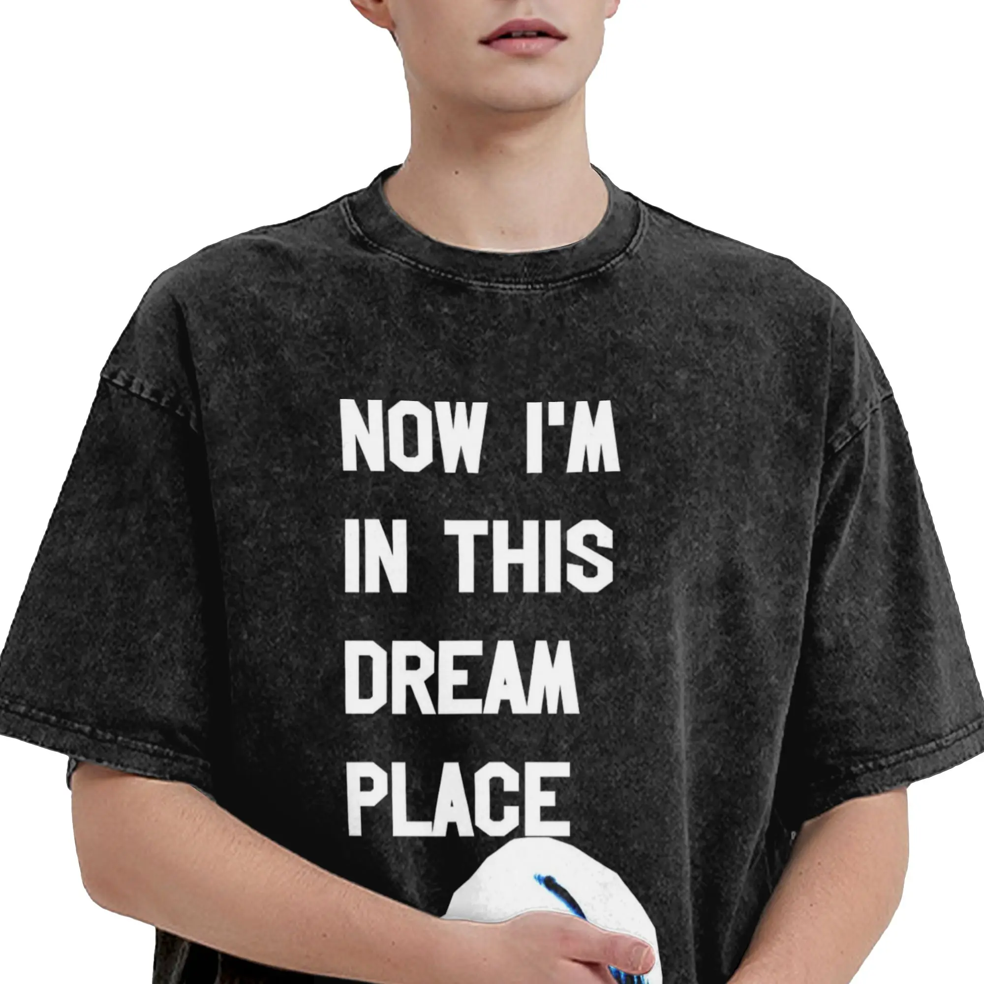 Mulholland Drive Washed T Shirts Streetwear Hip Hop Retro T-Shirts  Tees Men Women 100% Cotton Streetwear