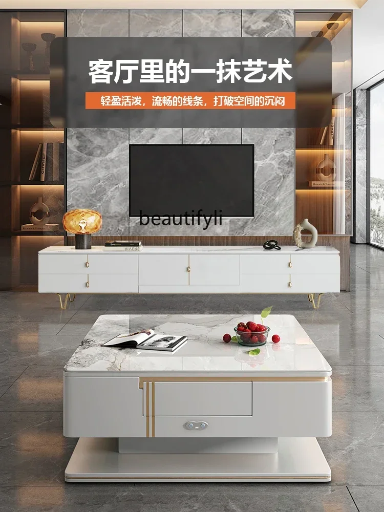 Mahjong coffee table and dining table three-in-one machine fully automatic household lifting mahjong machine light luxury