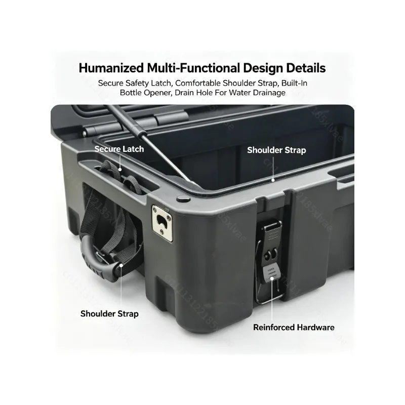 Heavy Duty Explosion Proof Secure Roof Toolbox Waterproof Storage Box For Truck Outdoor Finishing Application