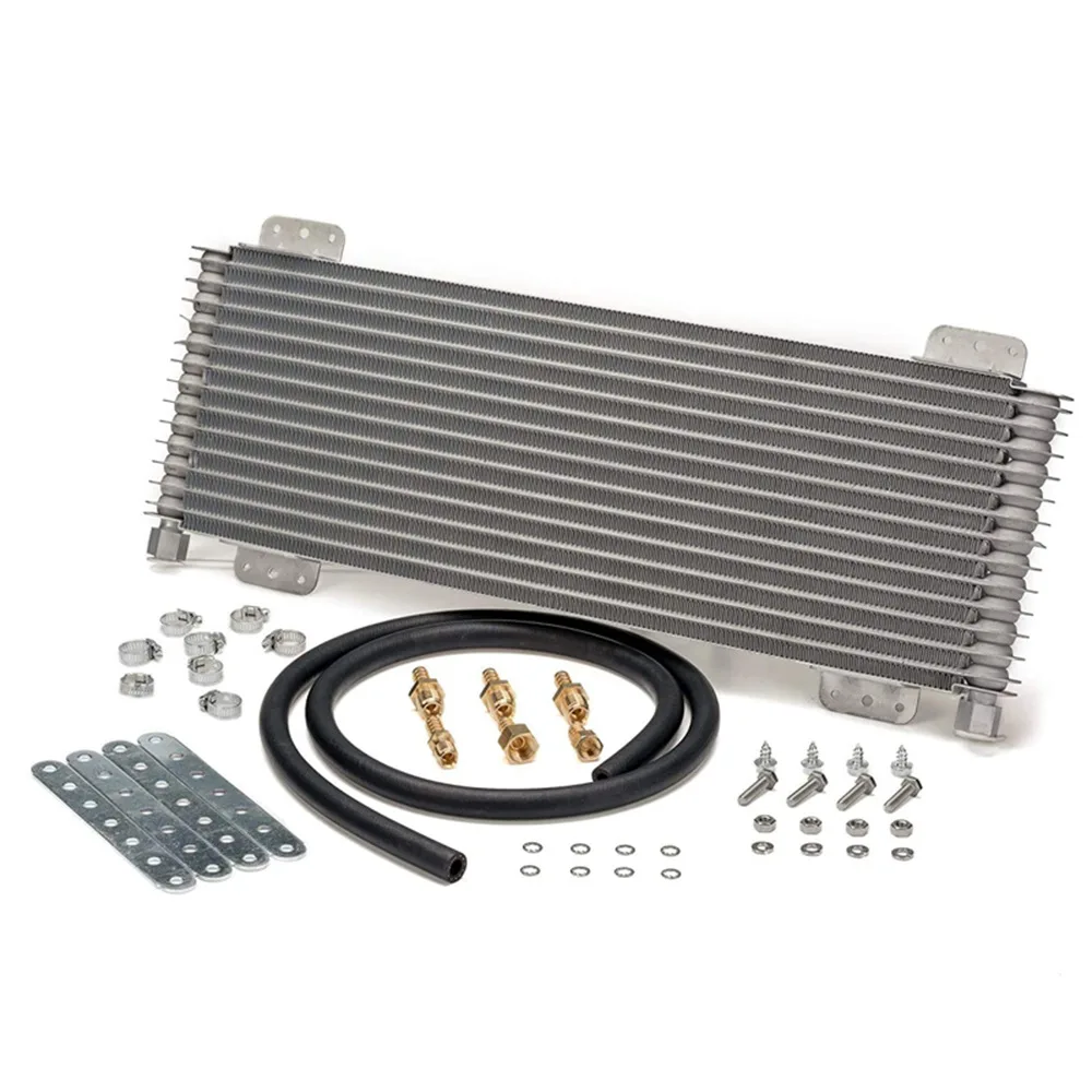 Transmission Oil Cooler Universal Condenser with Mount Hardware, Part Number LPD47391 47391, Automotive Cooling Assembly