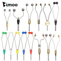 Bimoo-bobina para atar moscas con punta de aleación de acero y cerámica, soporte para bobina de hilo pequeño y estándar, herramienta de fabricación de señuelos con mosca húmeda y seca para pesca