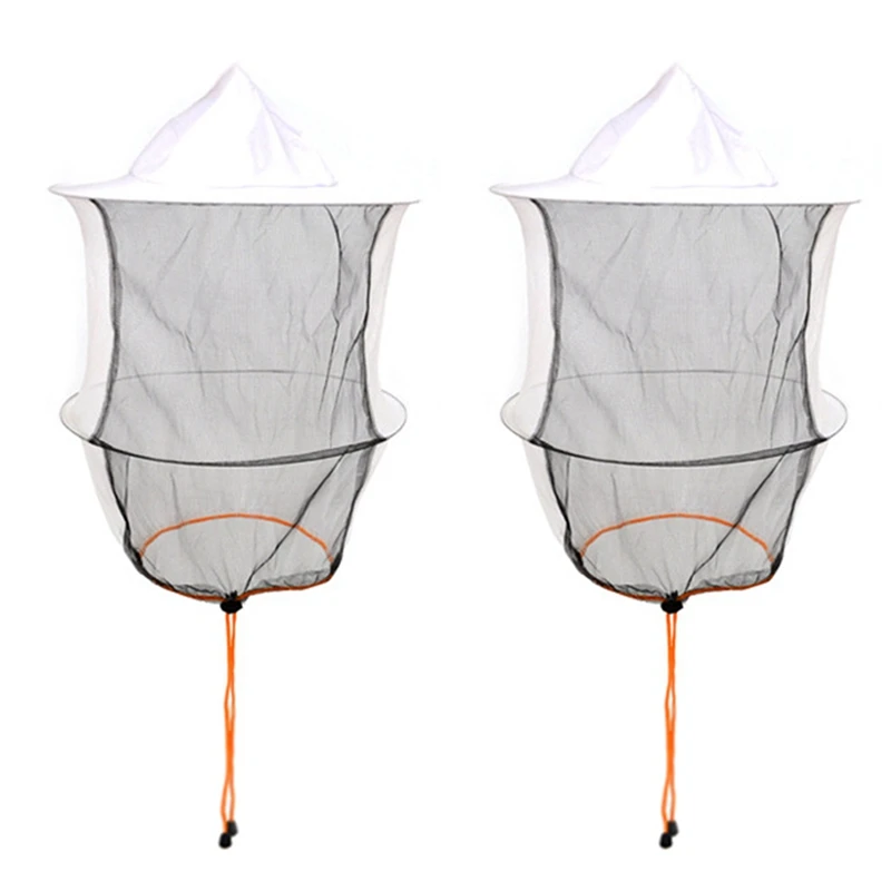 Multi-Purpose Beekeeping Hat Versatile Protection For Beekeepers High Definition Veil 2PCS