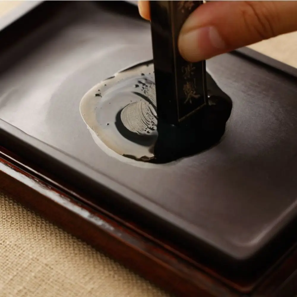Vintage Painting Calligraphy Ink Stick Writing Black Grinding Ink Block Traditional Calligraphy Solid Ink Calligrapher