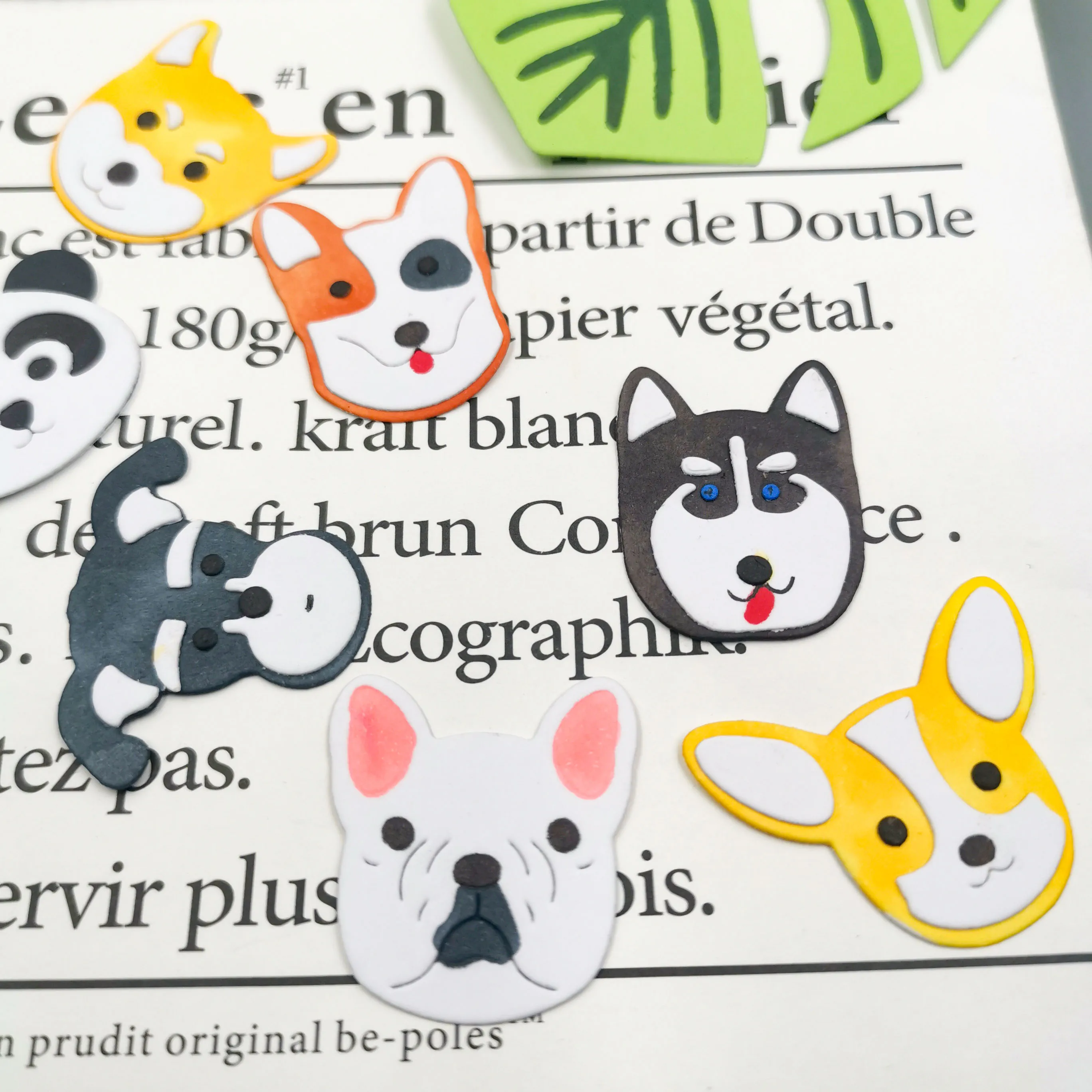 All Kinds of Dog Heads Metal Cutting Dies Set Stencil for DIY Scrapbooking Photo Album Gift Card Making Paper Craft