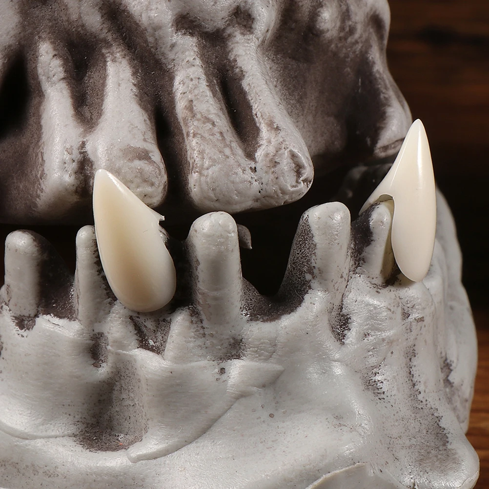 

Teeth Decorative False Dentures for Halloween Cosplay Props Party Accessories Resin Material Lifelike Safe