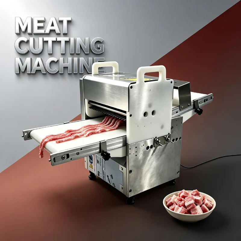 Fresh Meat Slicing Shredding Dicing Stripping Machine Desktop Commercial Meat Cutter Machine For Pork Belly Beef Fish Lamb Chick
