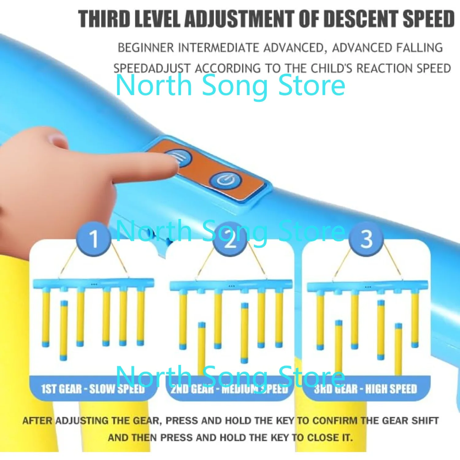 Catching Sticks Game Reaction Training Toy,Drop Stick Game,Adjustable Speed Catching Game,Reflex Challenge Game