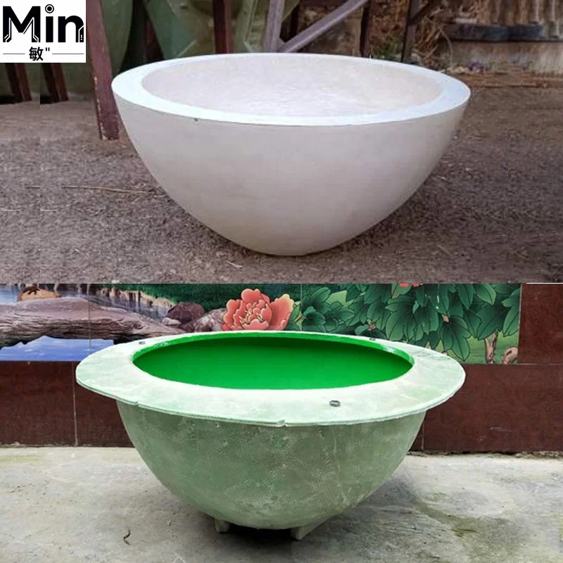 Large Size Concrete Planter Seedling Mold Plastic Cement Planter Mould for Garden Outdoor Planting
