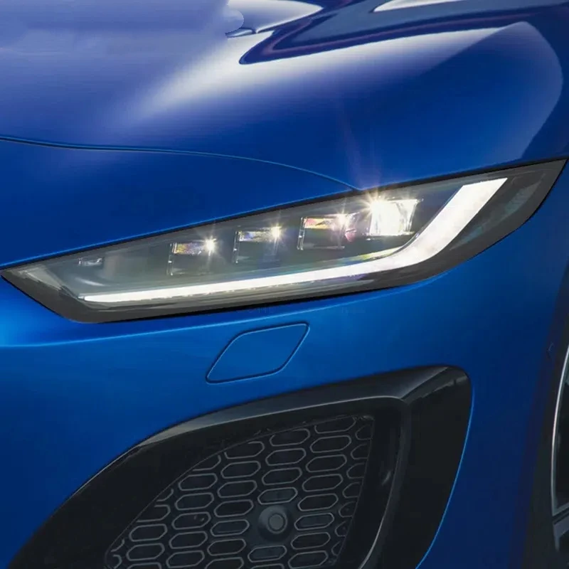 

2 Pcs Car Headlight Protective Film Vinyl Transparent Black TPU Sticker For Jaguar F Type X152 2013-Present Accessories