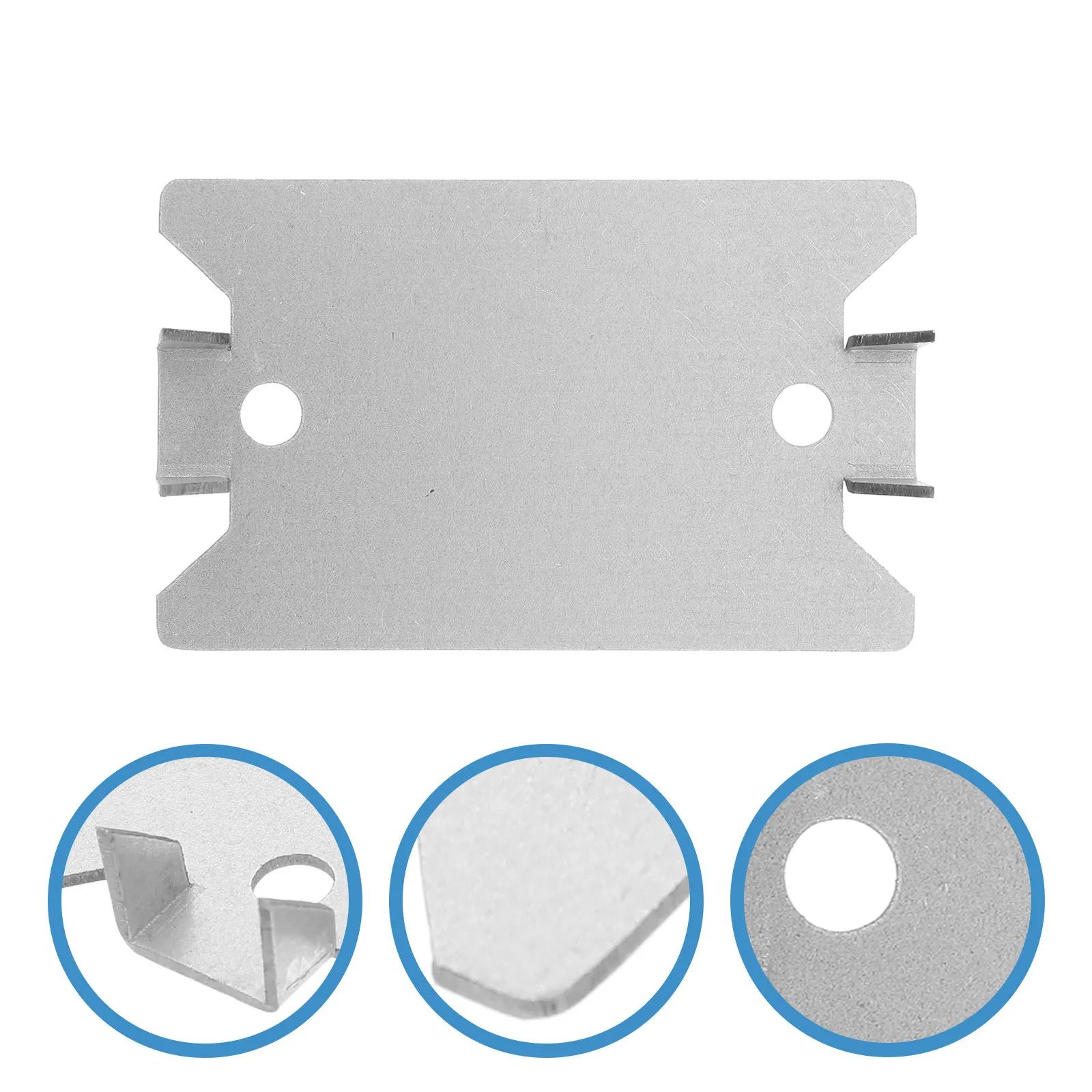 

50Pcs Cable Protection Plates Metal Nail Plates for Wood Studs 2.4x1.5 Inches Electric Wire Guard Nail Guard Shield for Plumbing