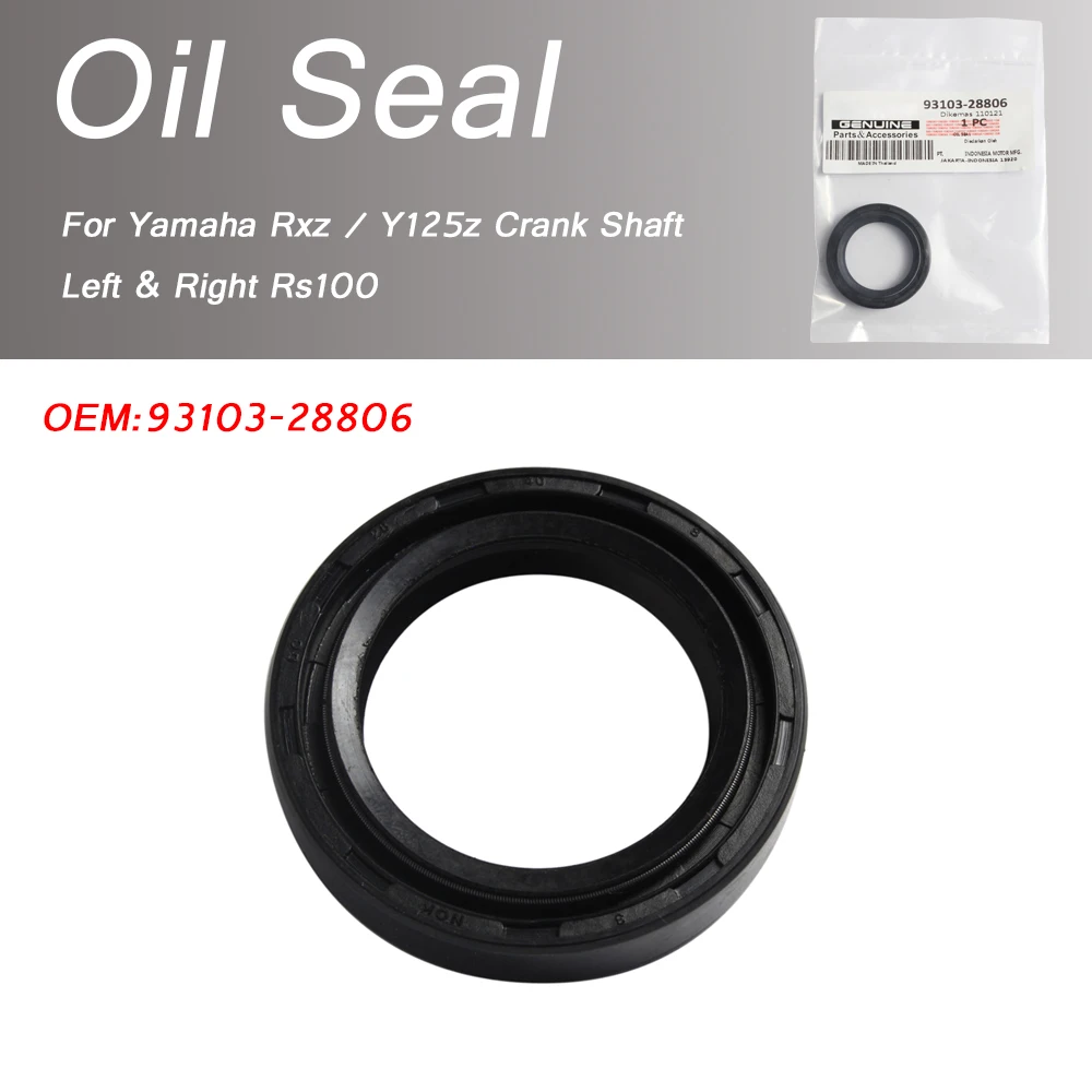 

For Yamaha Rxz / Y125z Crank Shaft Left & Right Rs100 Magnet Oil Seal Hly 93103-28806