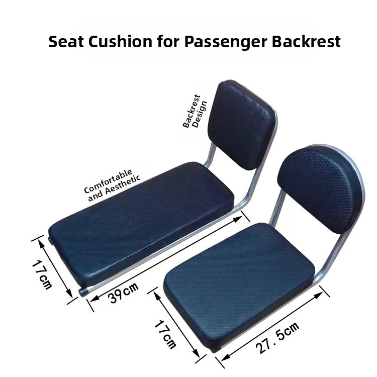 

Universal Bicycle Rear Cushion Extra Long Thickened Soft Children's Bicycle Backrest Comfortable Durable