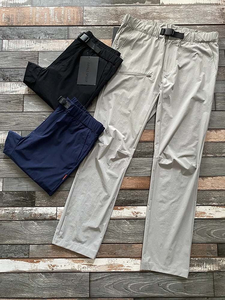 

Высококачественные легкие быстросохнущие рабочие брюки для активного отдыха с несколькими карманами, эластичным поясом, для мужчин, весна-осень, повседневные