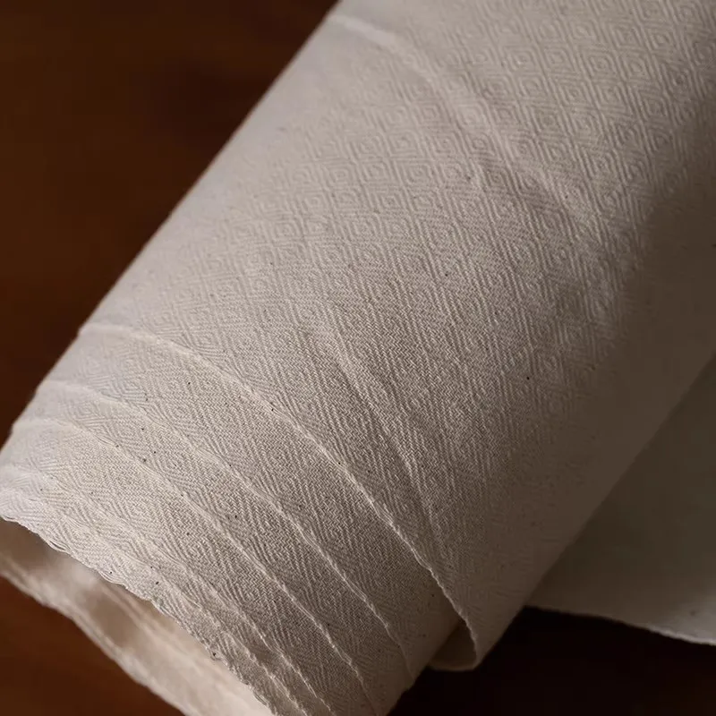 

Sashiko Fabric 100% Cotton, DIY Embroidery Sewing Cloth, Handicraft Material for Table Linen, Coaster Making