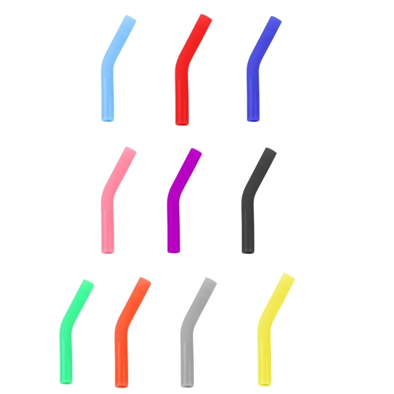 Straws Tips Silicone Straw Tips Only Fit for 8MM Diameter Stainless Steel Straw