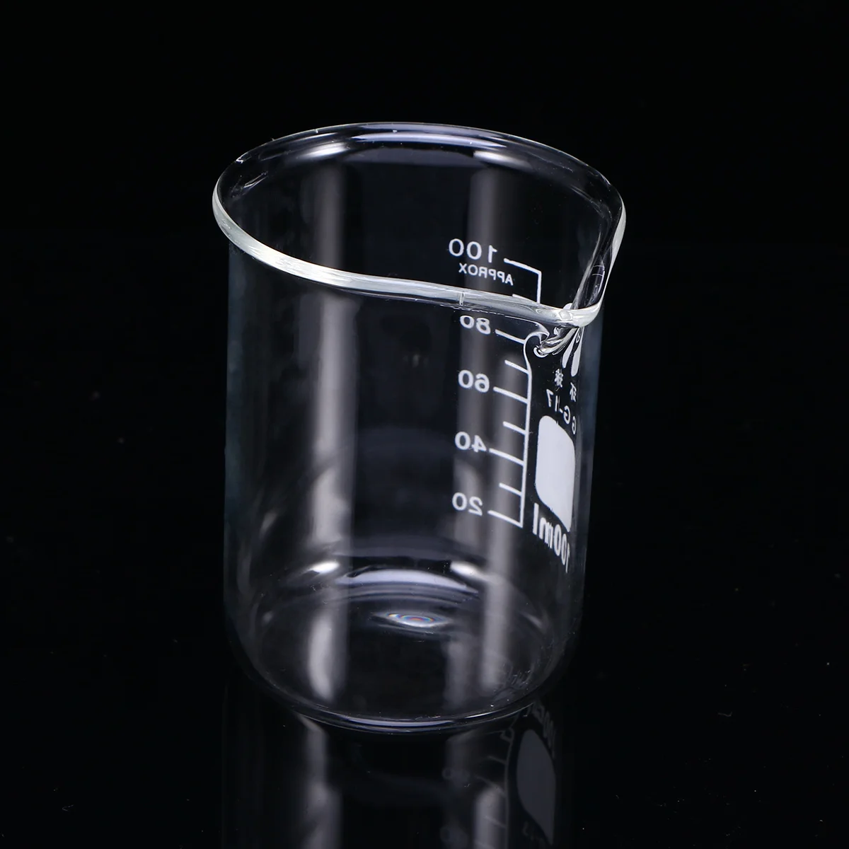 

100ML Glass Beaker Premium Graduated Household Kitchen Measuring Cup Drink Water Beaker Chemistry Glassware