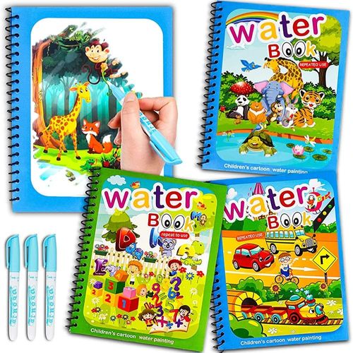 Magical Book Water Drawing Montessori Toys Reusable Coloring Book Magic Water Drawing Book Sensory Early Education for Children - View 1 Magical Book Water Drawing Montessori Toys Reusable Coloring Book Magic Water Drawing Book Sensory Early Education for Children - View 1