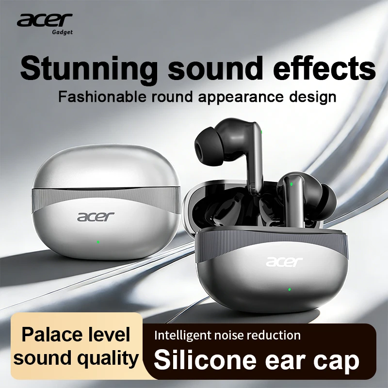 Acer Ohr750 Enc Wireless Earphones with Call Noise Reduction