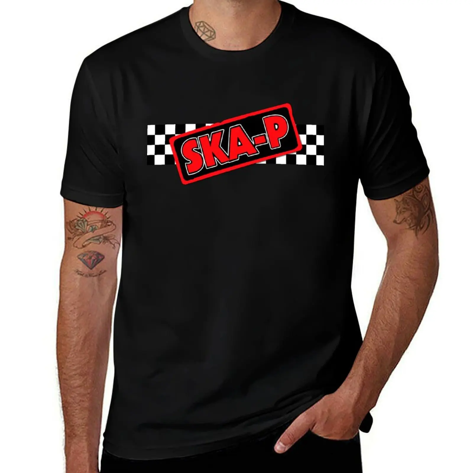 

Ska-P #2 Clean Logo T-Shirt man t shirts for men casual t shirt personalised T-Shirt