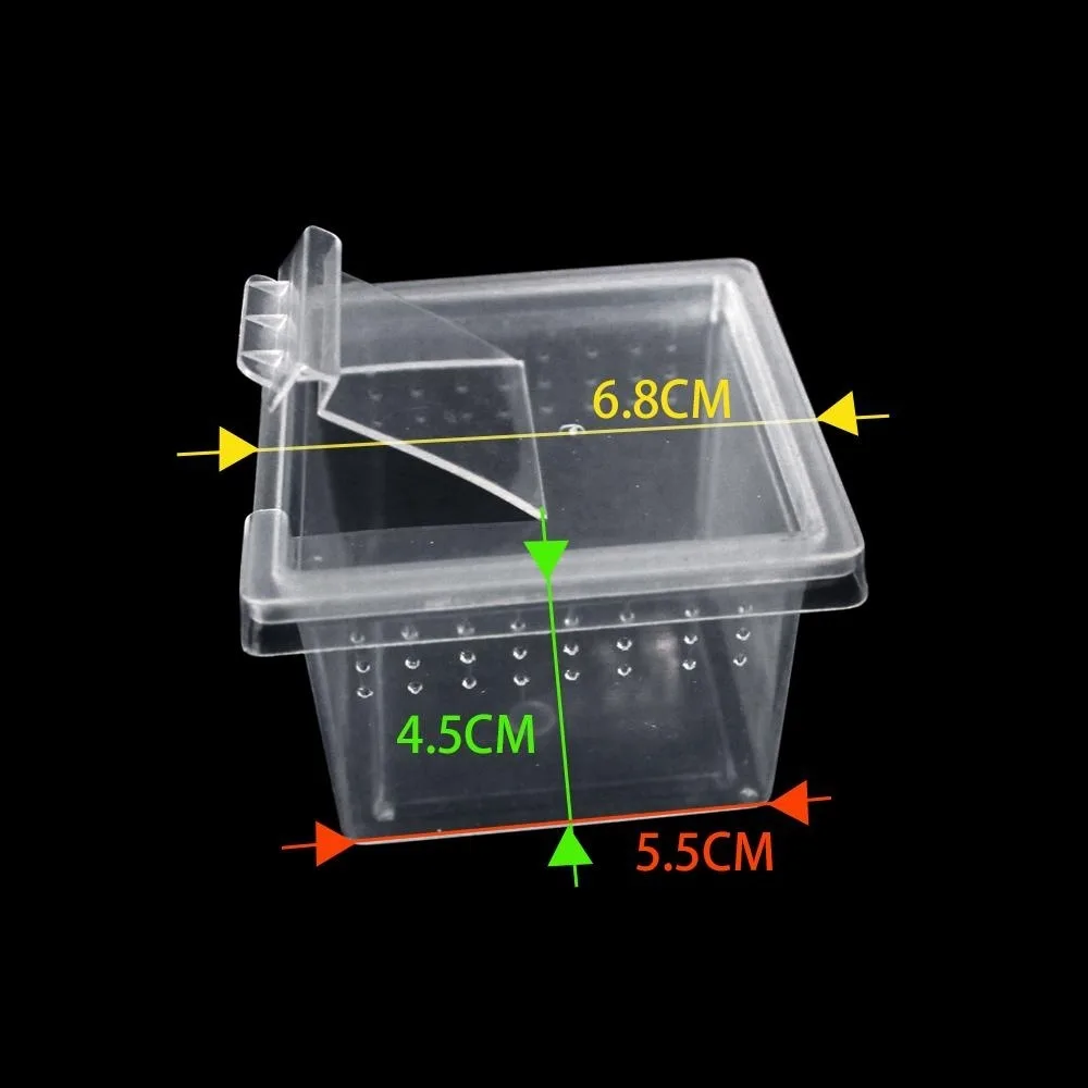 10 Feeding Box Reptile Cages Incubation Containers Breeding Tanks Clear Reptile Enclosures Insect Breeding Cages Food Containers - view 5
