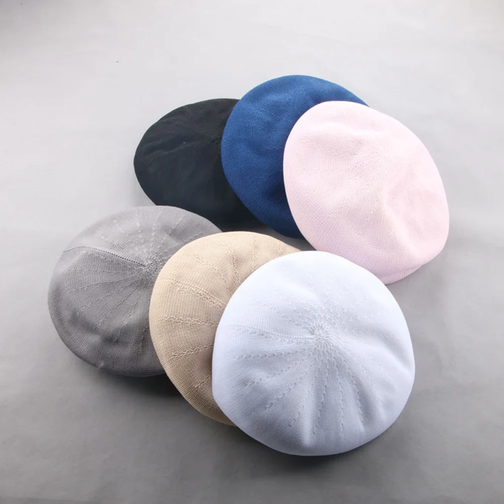 

Spring Summer Beret Hat for Women All-Match Sun Protection Lightweight Fashionable Painter Cap Warm Breathable Style