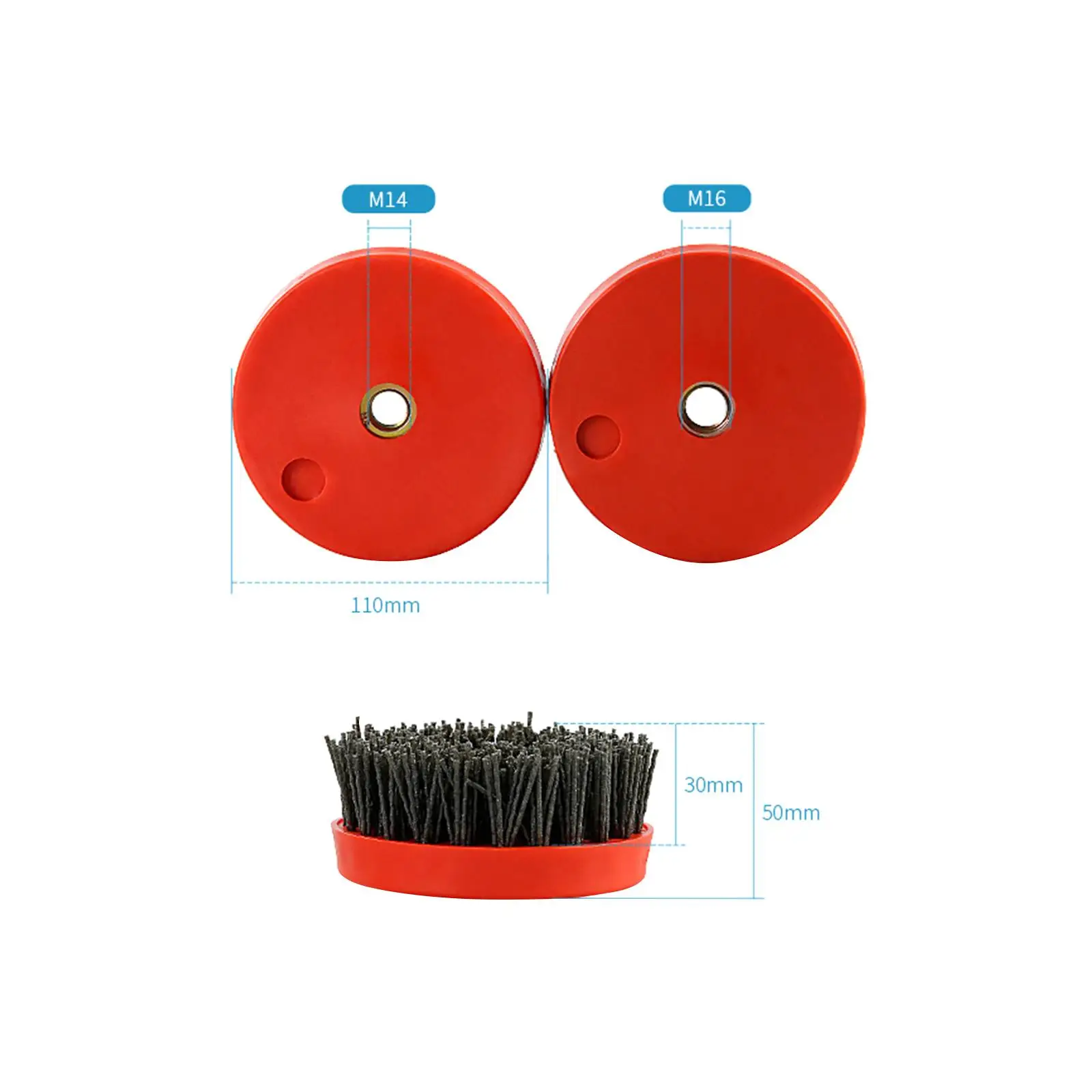 4 inch 110mm Round Abrasive Polishing Brush for Grinding Quartz Marble And Granite Stone Surface Polishing Tool