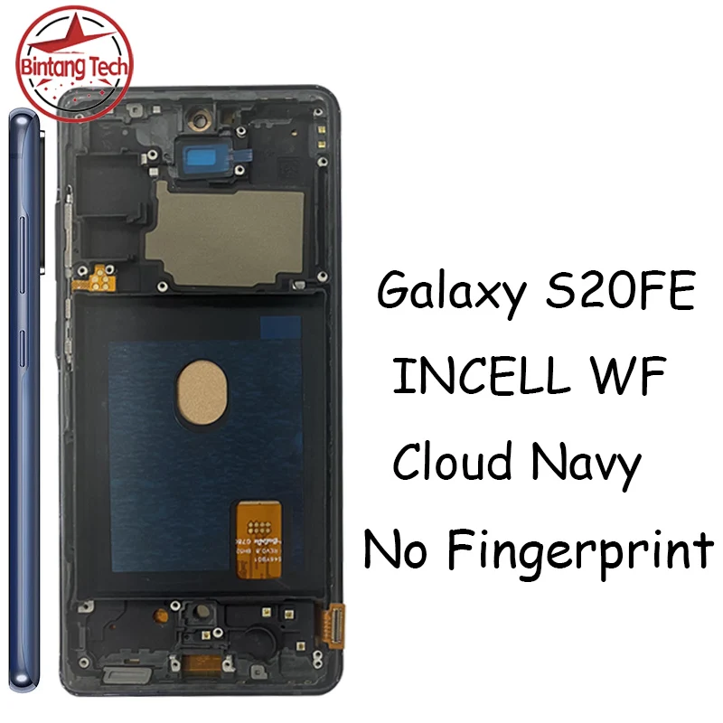 Incell For Samsung Galaxy S20 FE SM-G780F SM-G781B S20 Fan Edition LCD Display Touch For S20 FE 5G LCD Digitizer Assembly