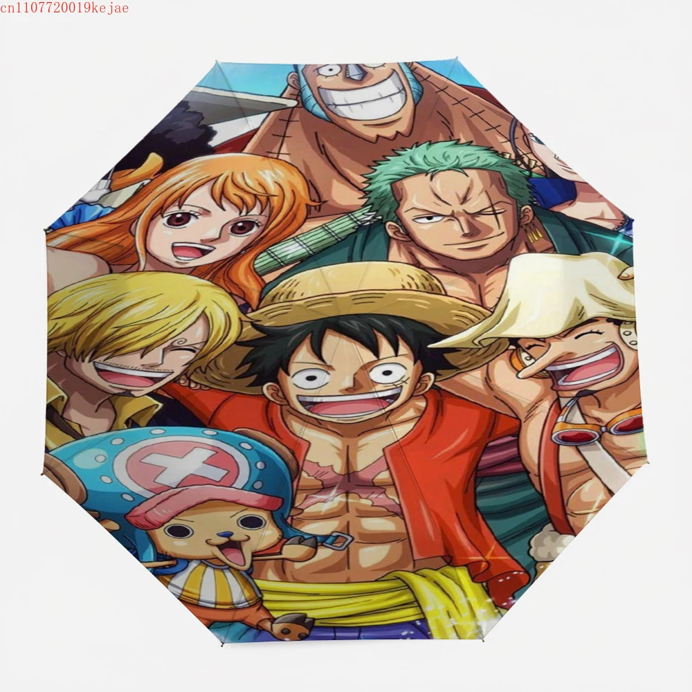 

ONE PIECE Straw Hat Crew Full Group Portrait Umbrella Museum-Quality Anime Original Print UV Protection Premium FoldableUmbrella