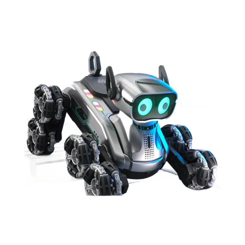 Sensor de gestos para niños, Control remoto inteligente, interactivo, deformación de escalada, Robot acrobático de ocho ruedas, perro, 2,4G, mascota electrónica