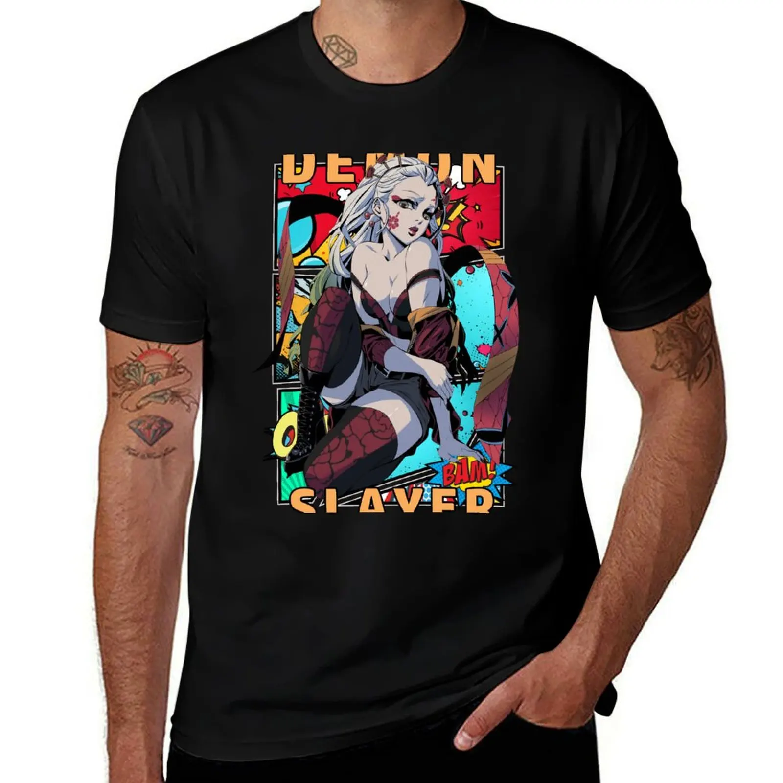 

Daki Comic Anime Design T-Shirt man t shirts for men casual t shirt personalised T-Shirt