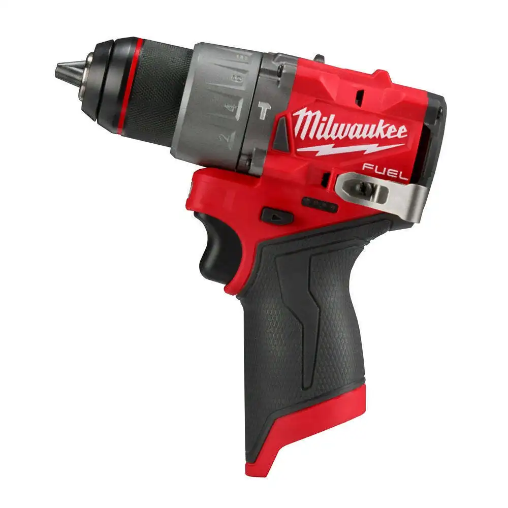 

Milwaukee 3404-80 M12 Fuel 12 Volt 1/2 Inch Hammer Drill/Drive - Bare Metal Tools - Recon-