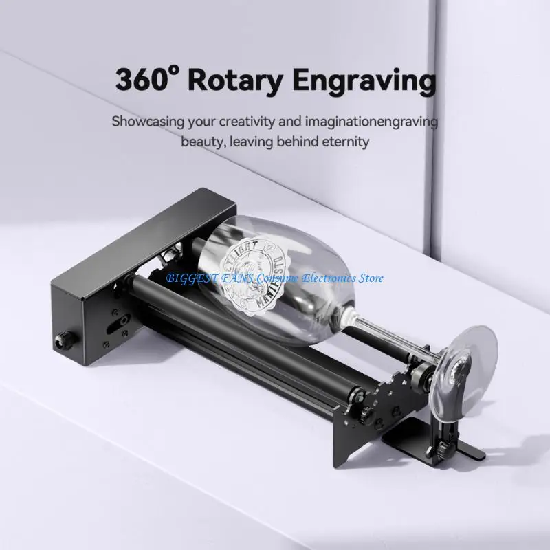 

Rotary Roller Upgraded Set For Engraver Cutting Machine Engraving Cutting Cylindrical Object Roller Bracket Accessories