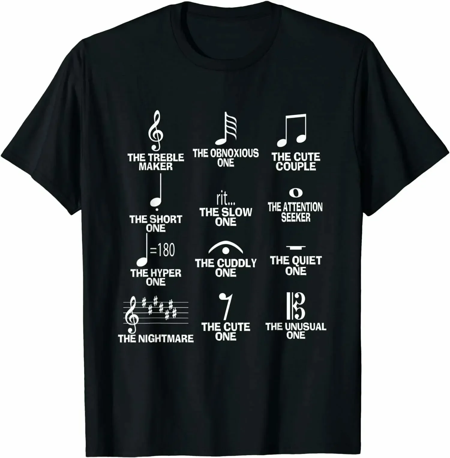 

Musical Notes Symbol Definition Humor Funny T-Shirt 100% Cotton O-Neck Short Sleeve Summer Casual Mens T-shirt Streetwear
