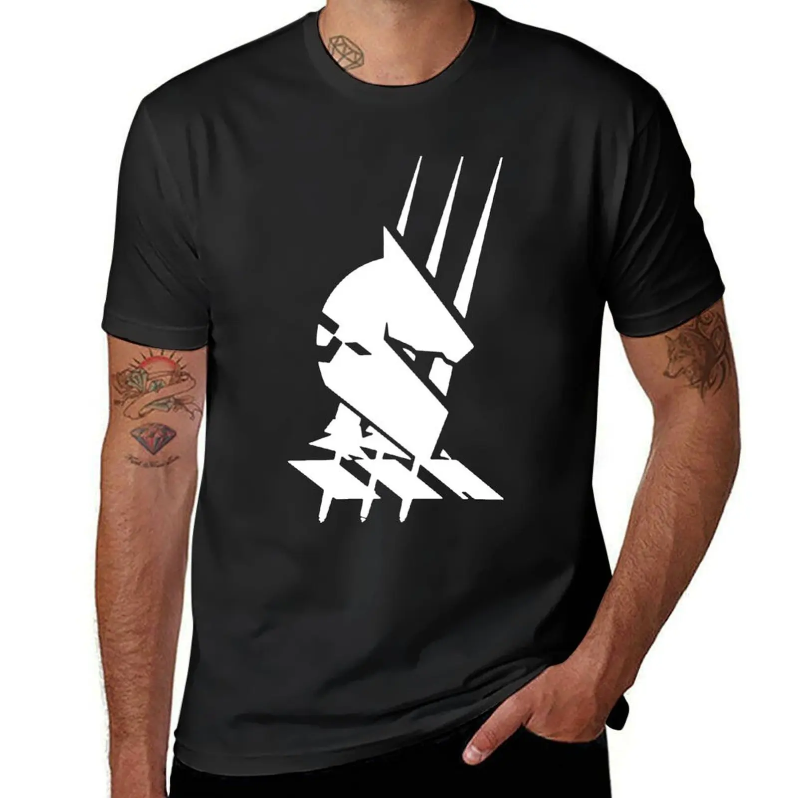 

Arknights - Kazimierz Logo (white) T-Shirt hippie clothes plus sizes boys whites plain black t shirts men