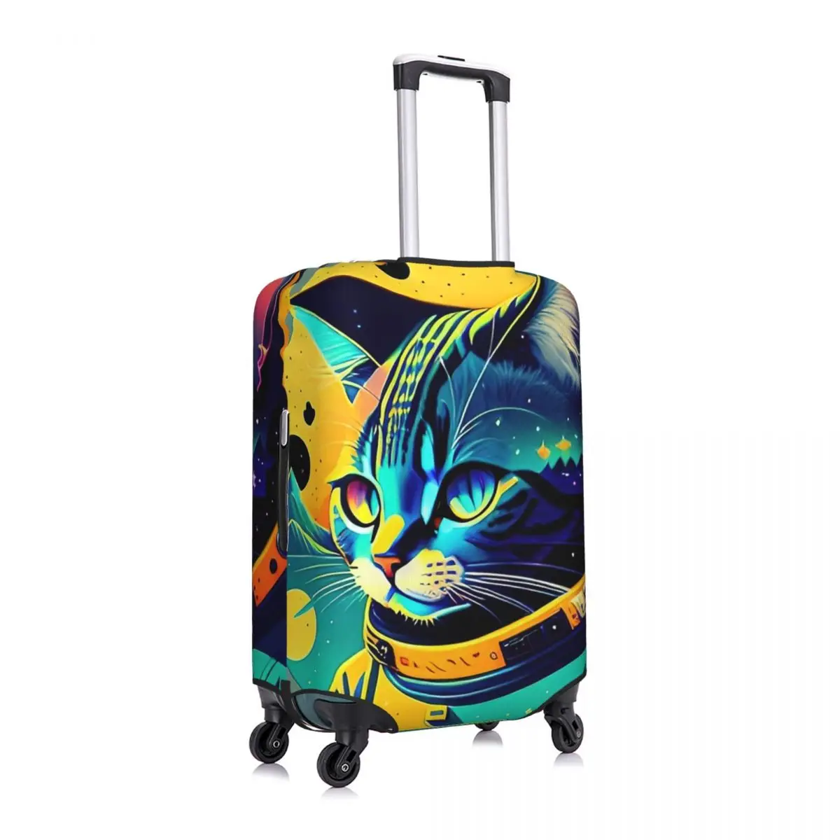 AstronsomCat-Housses de protection anti-poussière pour bagages, housse élastique imperméable, housse de valise, accessoires de voyage, 18 "-32"