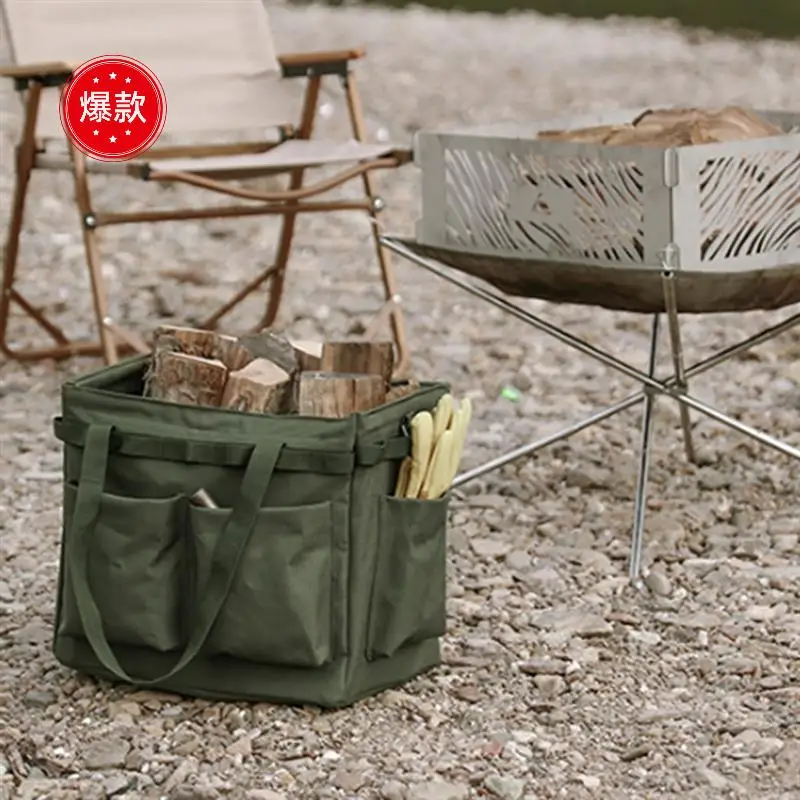 

Large Multi-Functional Travel Bag Outdoor Folding Storage Box Camping Storage Tool Bag Picnic Firewood Bag