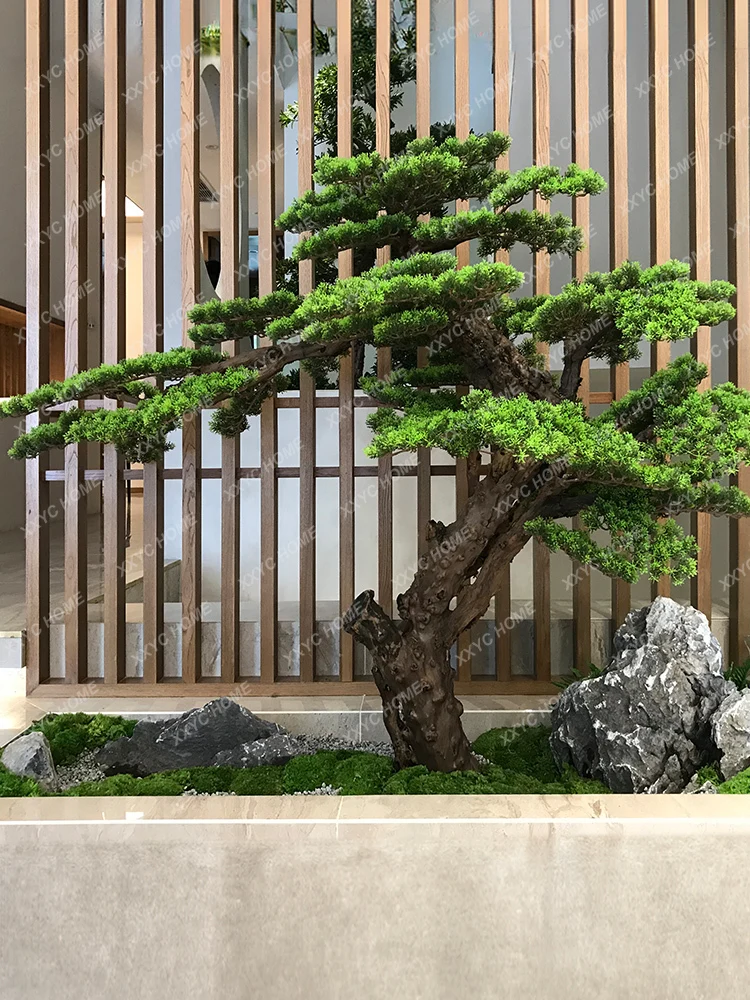 Tree Imitative Tree Landscape Shopping Mall Hotel Welcome Pine Tree Customization Green Plant Decoration