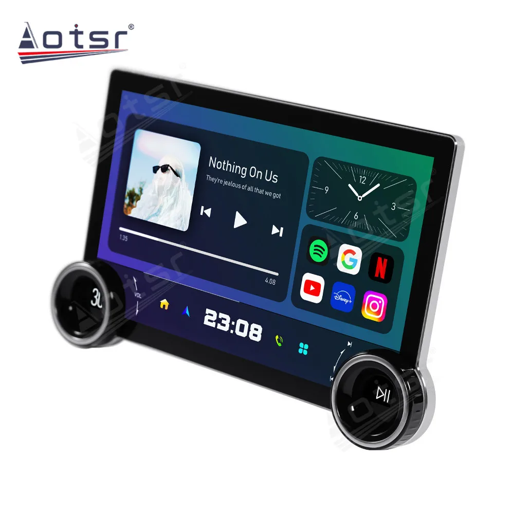 11.8" Android 13 6+128G Car GPS Navigation For Universal machine  Auto Stereo Multimedia Player Radio Tape Recoder ISP Head Unit