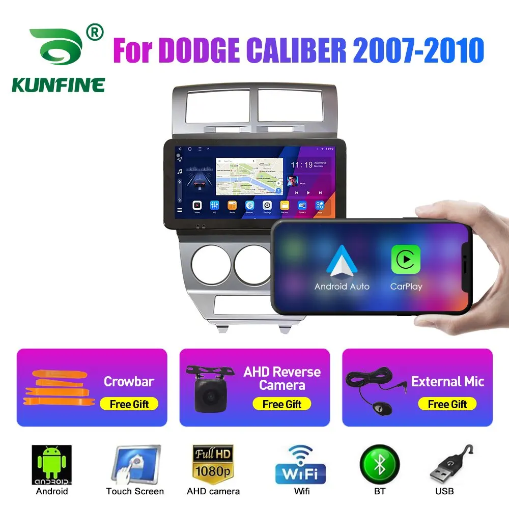 

10,33-дюймовый автомобильный радиоприемник для DODGE CALIBER 2007-2010 2Din Android, восьмиядерный автомобильный стерео DVD, GPS-навигатор, плеер, QLED-экран Carplay