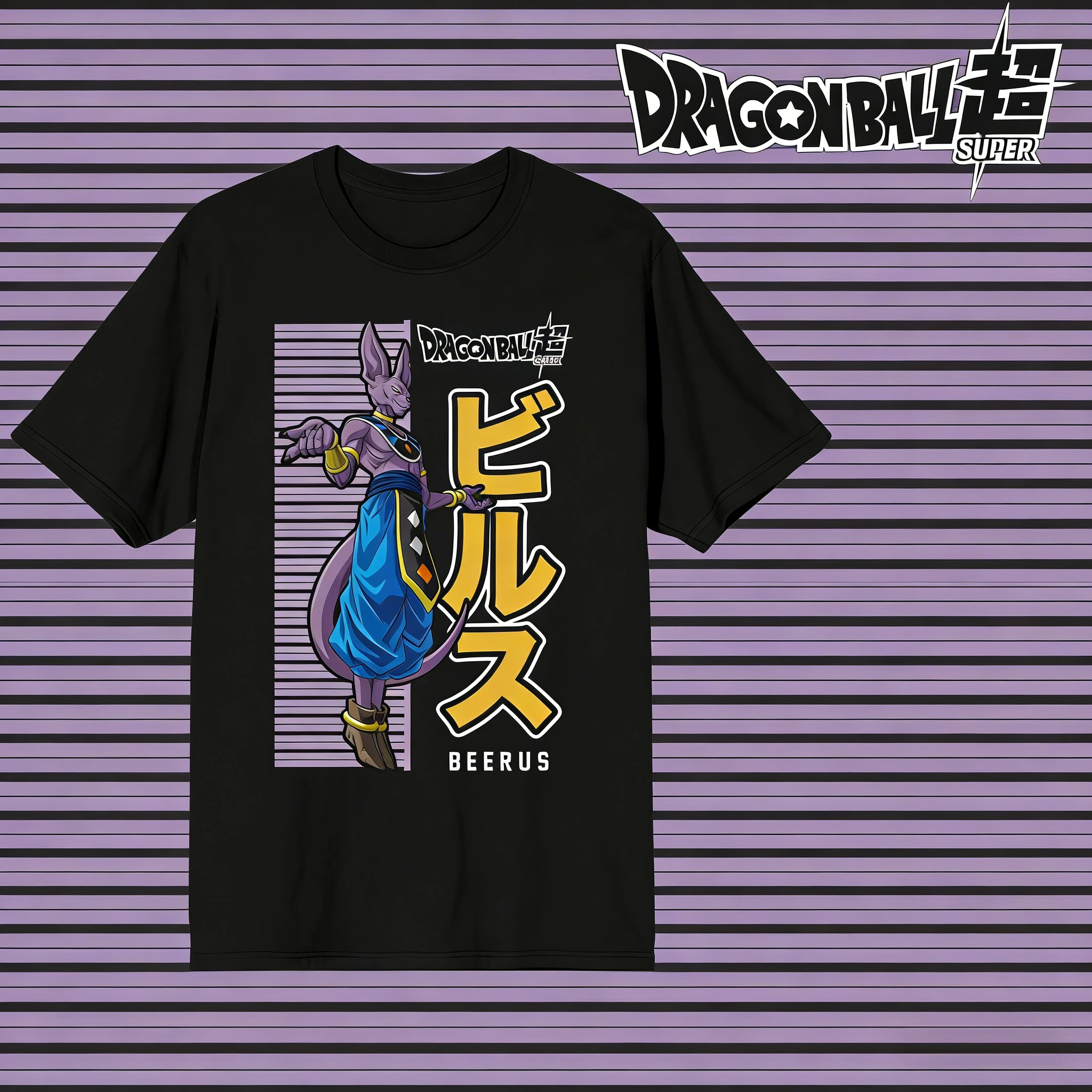 

Летняя футболка оверсайз 2026 с принтом Dragon Ball Wrecking God Bilus, полностью расписная, винтажная, из хлопка, для взрослых и детей, повседневный топ