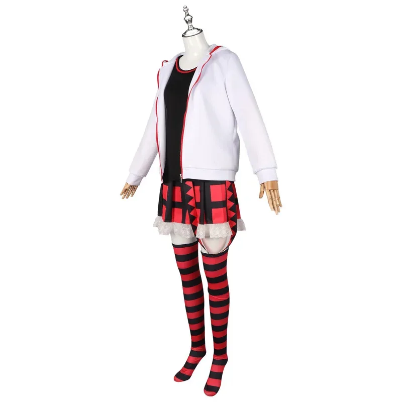 Аниме проект Sekai красочный сценический персонаж комплект для выступлений Хацунэ Мику красные очки MIKU одежда для косплея JK юбка Хэллоуин