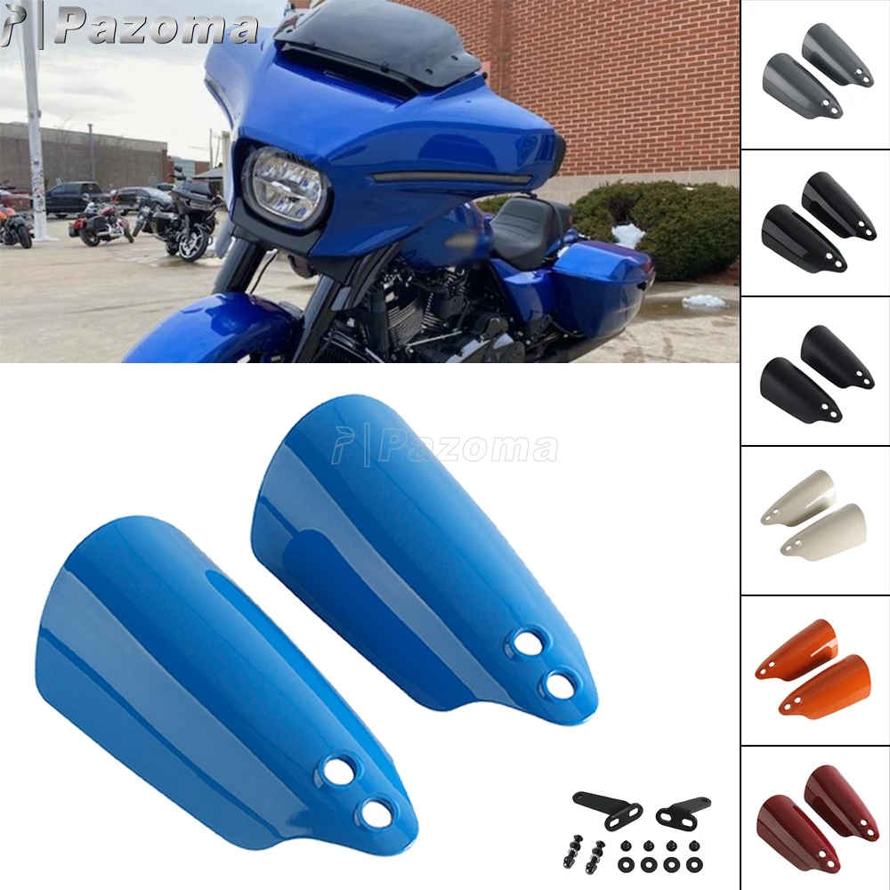 

Hand Guard Protector Windshield For Harley Touring Street Glide FLHX Ultra FLHXU CVO FLHXSE Motorcycle Hand Guard Shield PAZOMA