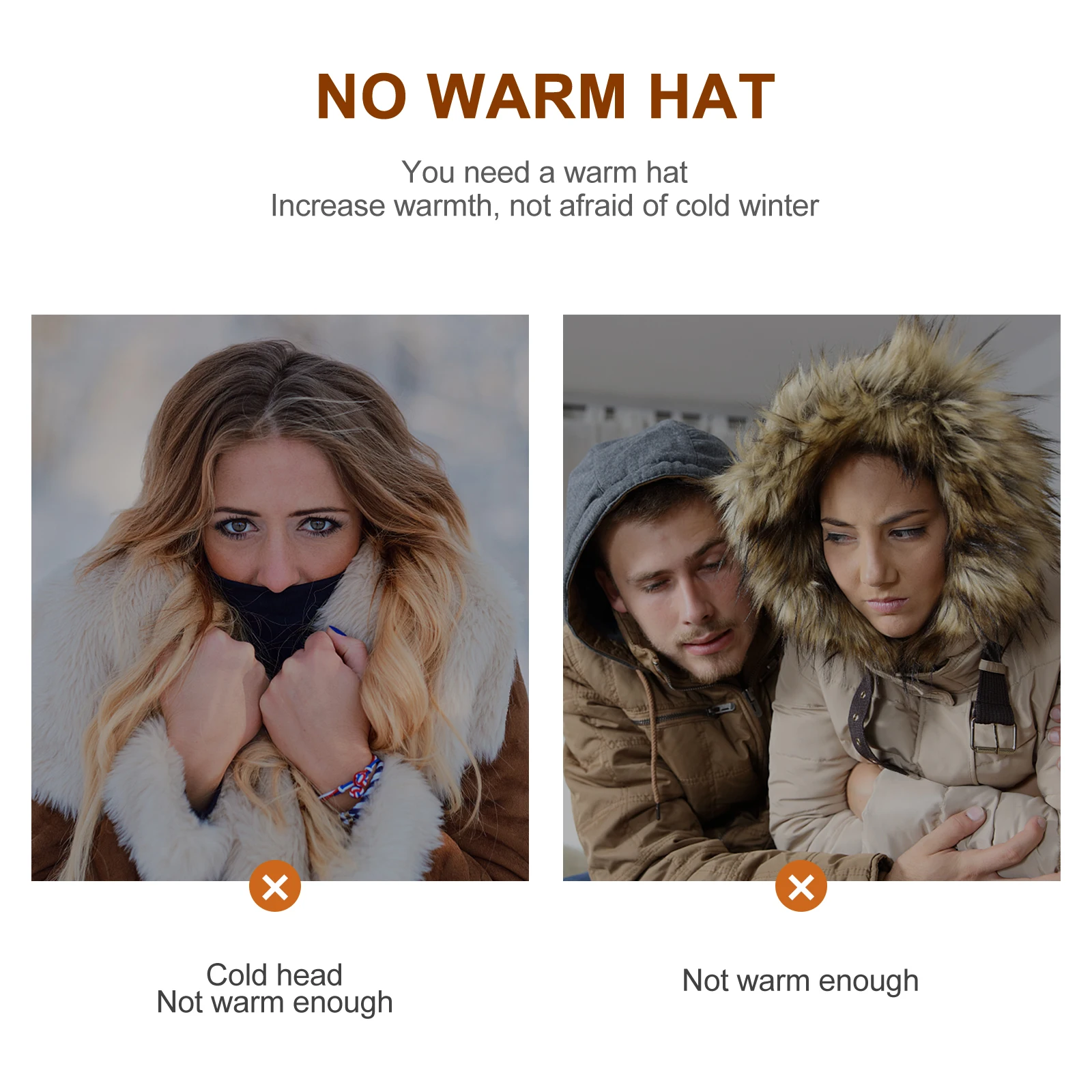 

Warm Ear Protection Hat Beanie Korean Version Lovely Cap Wearing Decor Beige Peaked Knitted Caps