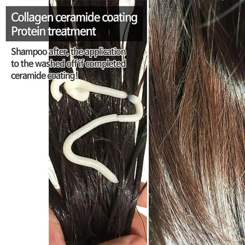 Collagen Hair Mask Coaring Protein Treatmenx Head & Shoulder Shampoo Conditioner Repair Dry Fizzy Thin Hair Mask Hair Supplies