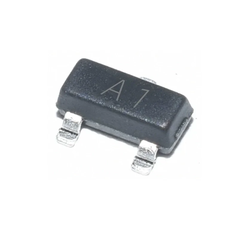 (100pcs) BAW56 (Marking A1) SOT-23 200mA 70V Small Signal Fast Switching Diodes