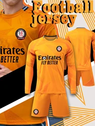 Men's Casual Sports Football Uniform round Neck Top with Fashionable Breathable Shorts Comfortable Football Suit Set
