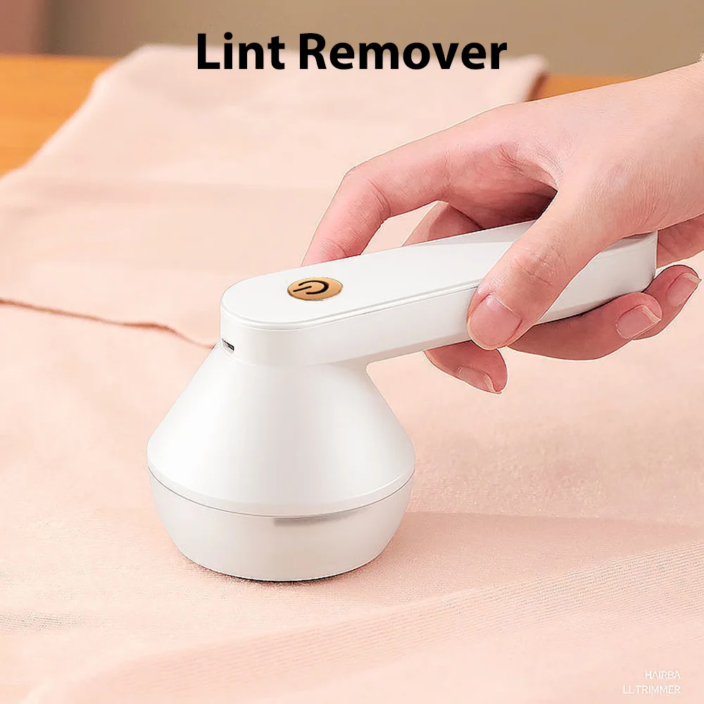 Clothes Hairball Trimmer Portable Clothes Dehairer Fuzz Remover USB Rechargeable Electric Lint Remover Debobbler Clothes Shaver