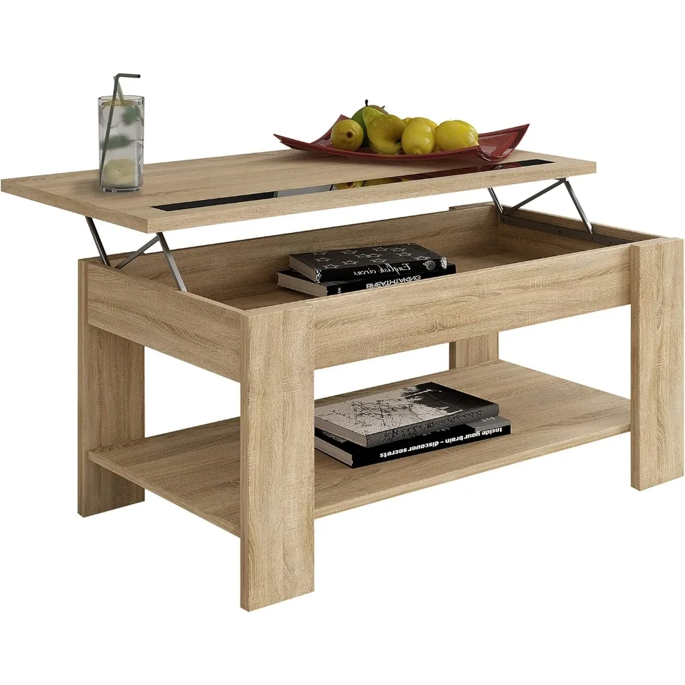 Mesa de Centro Elevable para Salon، Diseño Moderno y Funcional، Agueda #4